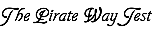 Font : Glastonbury-LET-Plain (2) Custom Text : The Pirate Way Test your own text here Click to download or to view this font on a tshirt that can be custom printed in Bali
